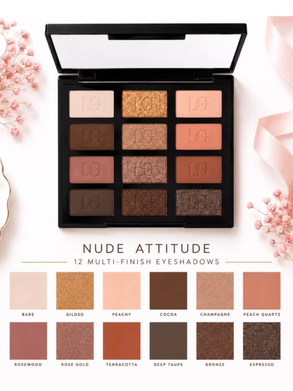 Laura Geller Nude Attitude Shift Into Neutral Eye Palette Matte/Shimmer 0.4 oz